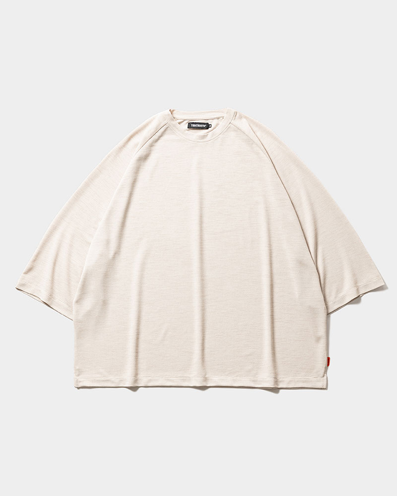 CHIDRY 3/4 SLEEVE T-SHIRT -IVORY-