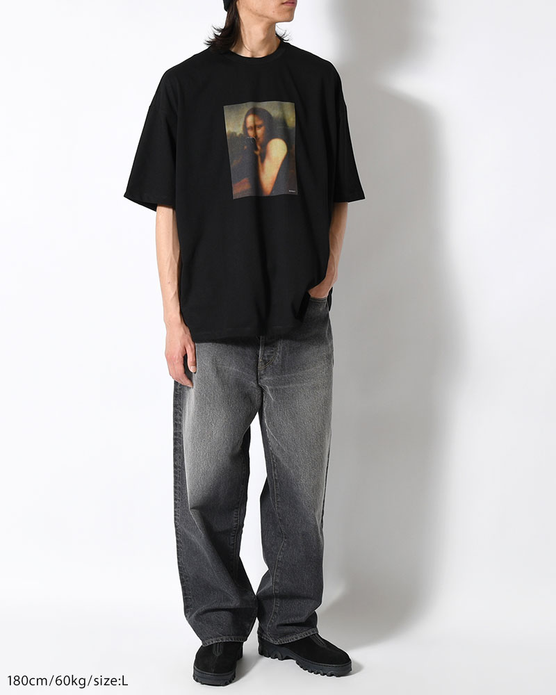 MONALISA S/S T-SHIRT -BLACK-