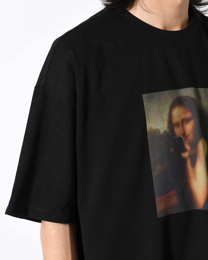 MONALISA S/S T-SHIRT -BLACK-