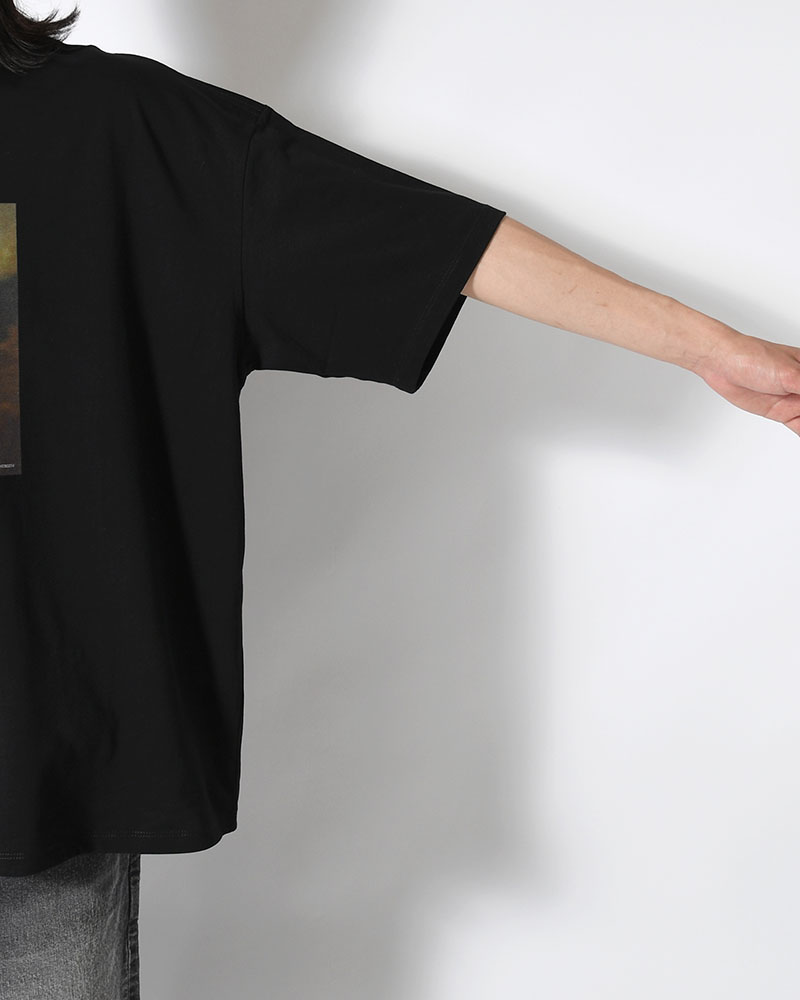 MONALISA S/S T-SHIRT -BLACK-