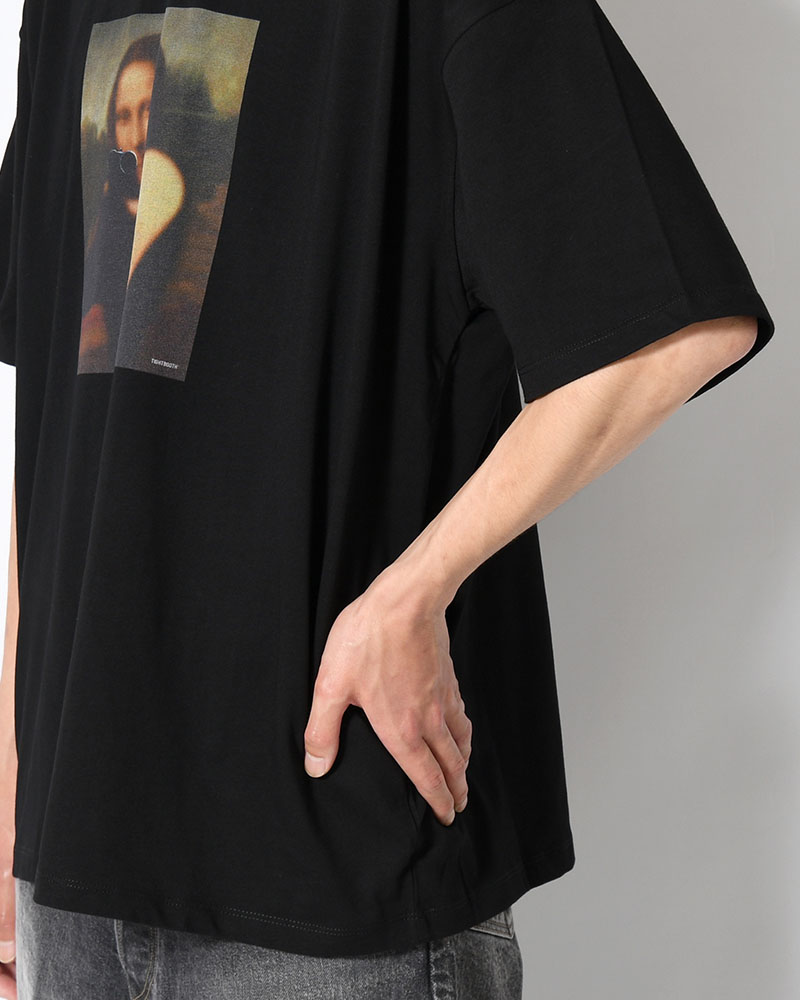 MONALISA S/S T-SHIRT -BLACK-