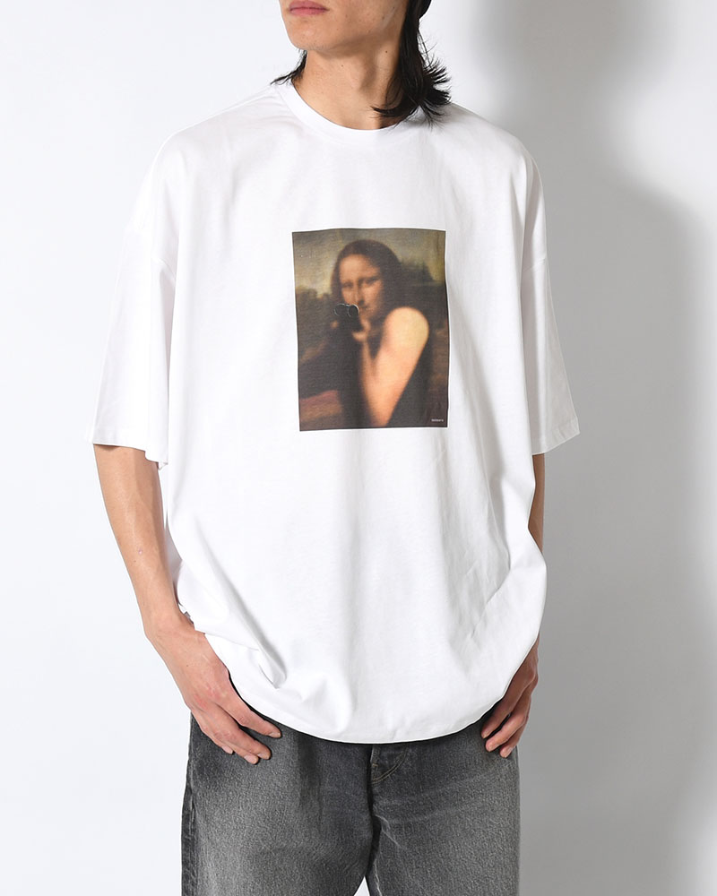 MONALISA S/S T-SHIRT -WHITE-