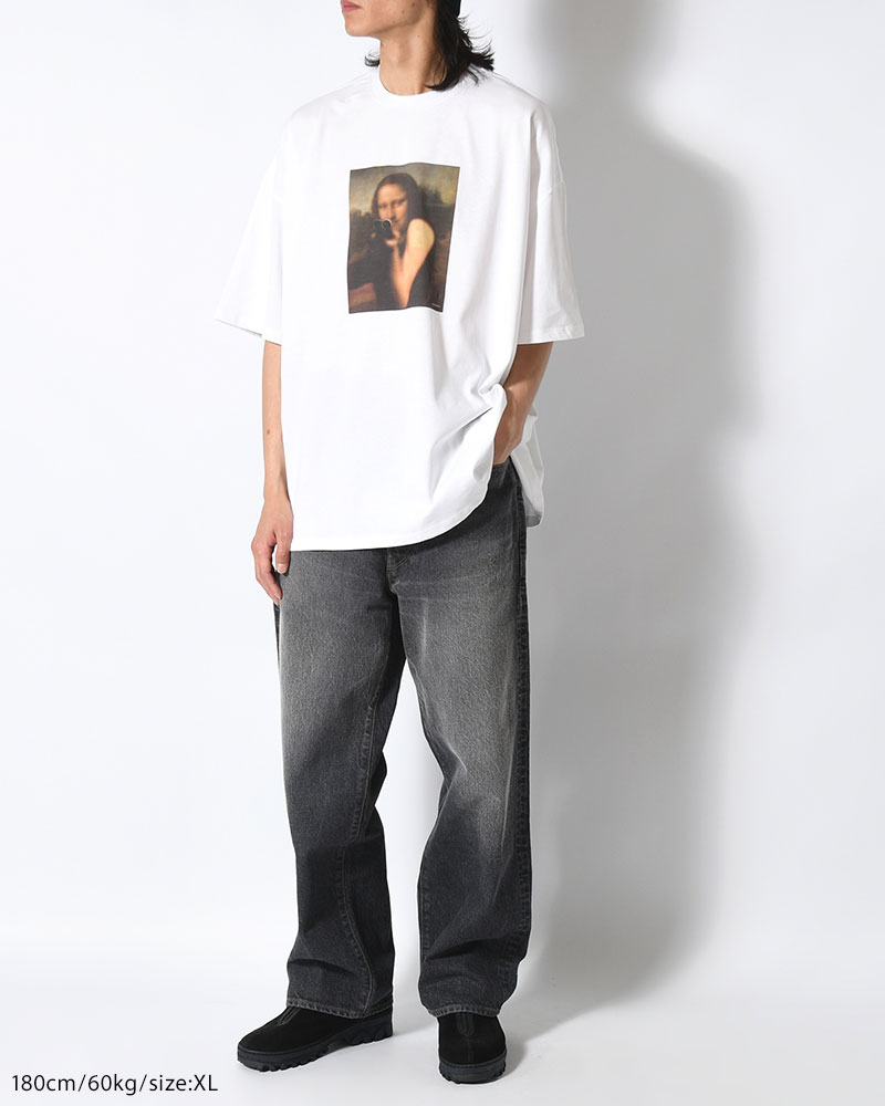 MONALISA S/S T-SHIRT -WHITE-