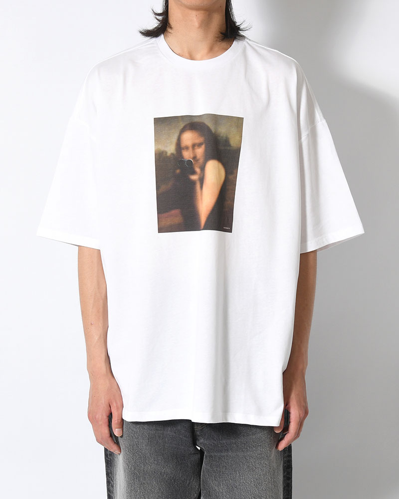 MONALISA S/S T-SHIRT -WHITE-