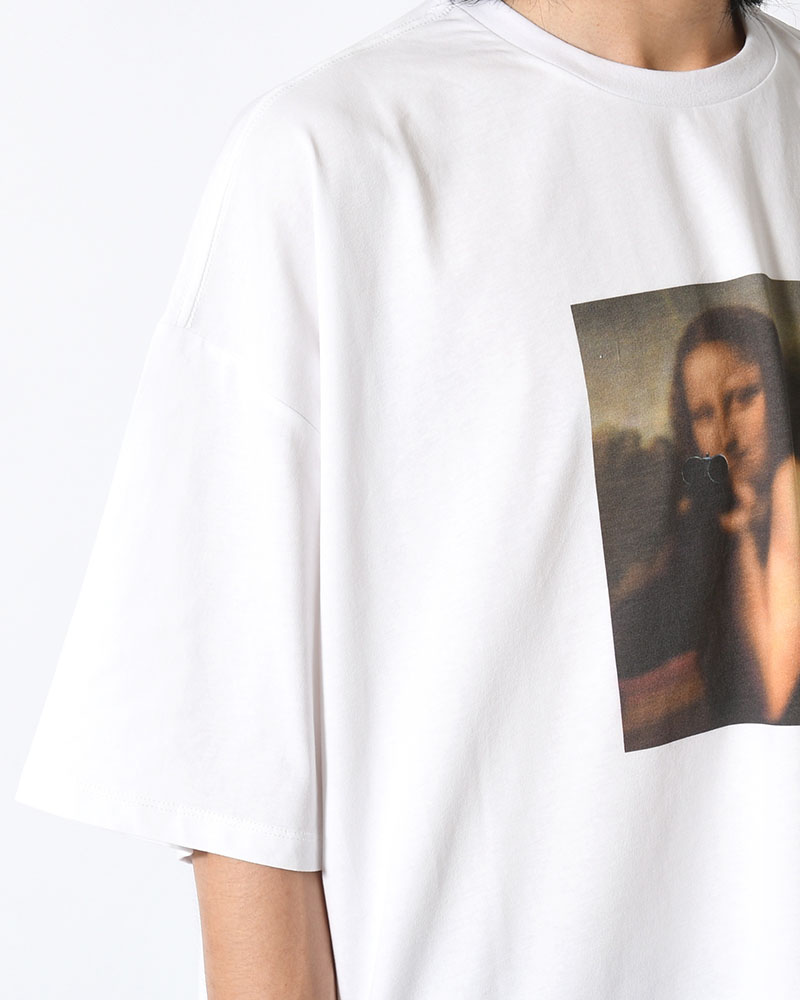 MONALISA S/S T-SHIRT -WHITE-