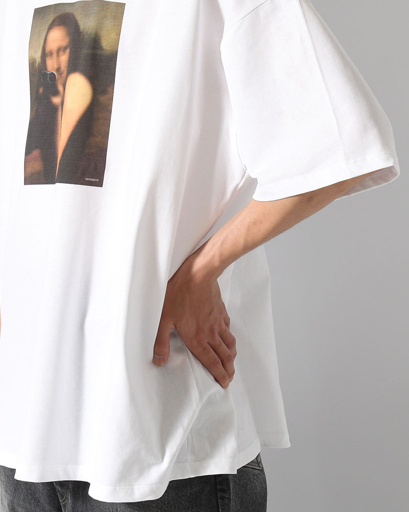 MONALISA S/S T-SHIRT -WHITE-