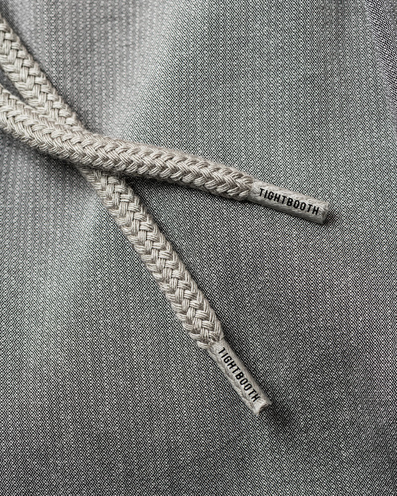 STRIPE BAGGY CARGO PANTS -GRAY-