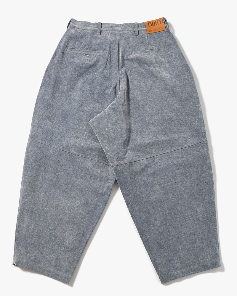 FLOCKY DENIM BALLOON PANTS -BLUE-