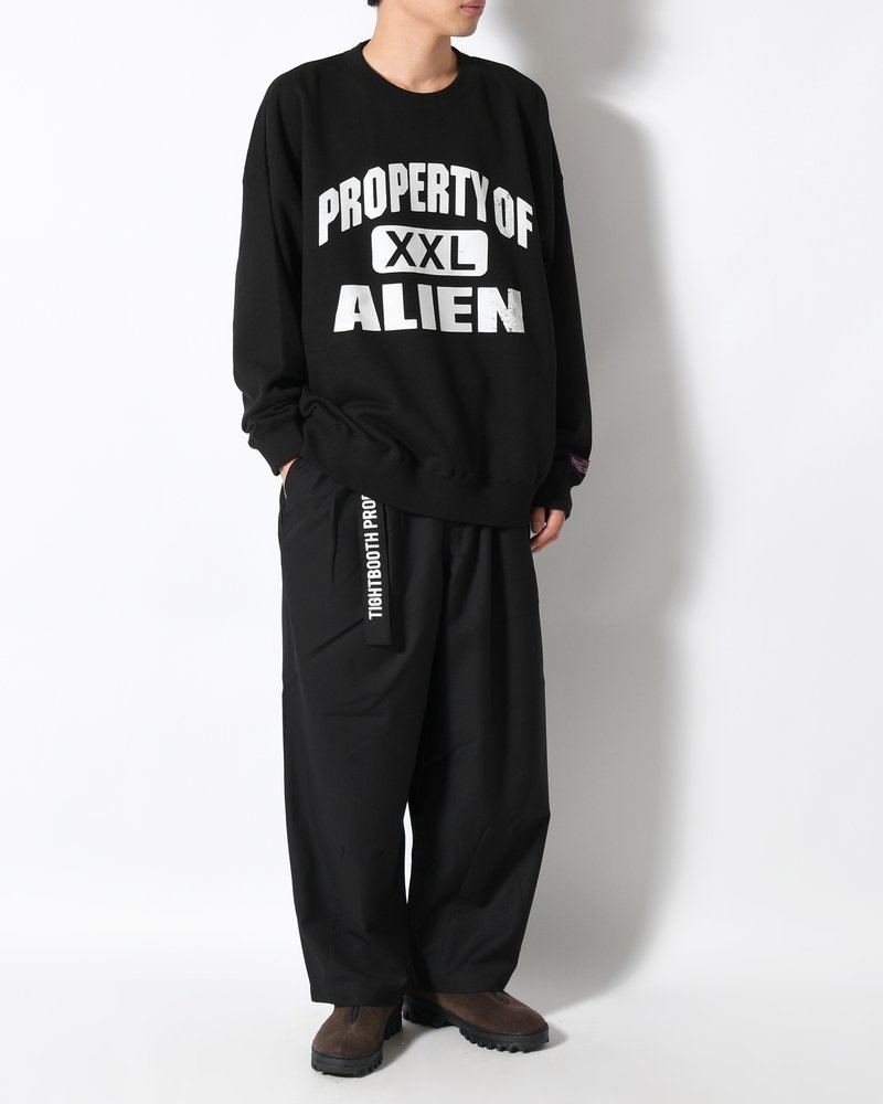 BAGGY SLACKS -BLACK-