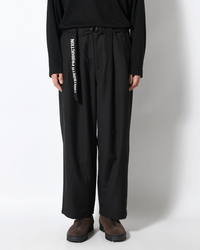 BAGGY SLACKS -BLACK-