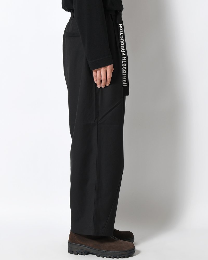 BAGGY SLACKS -BLACK-