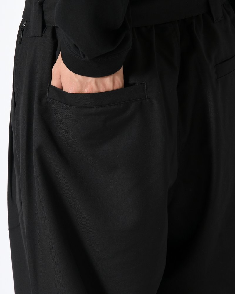BAGGY SLACKS -BLACK-