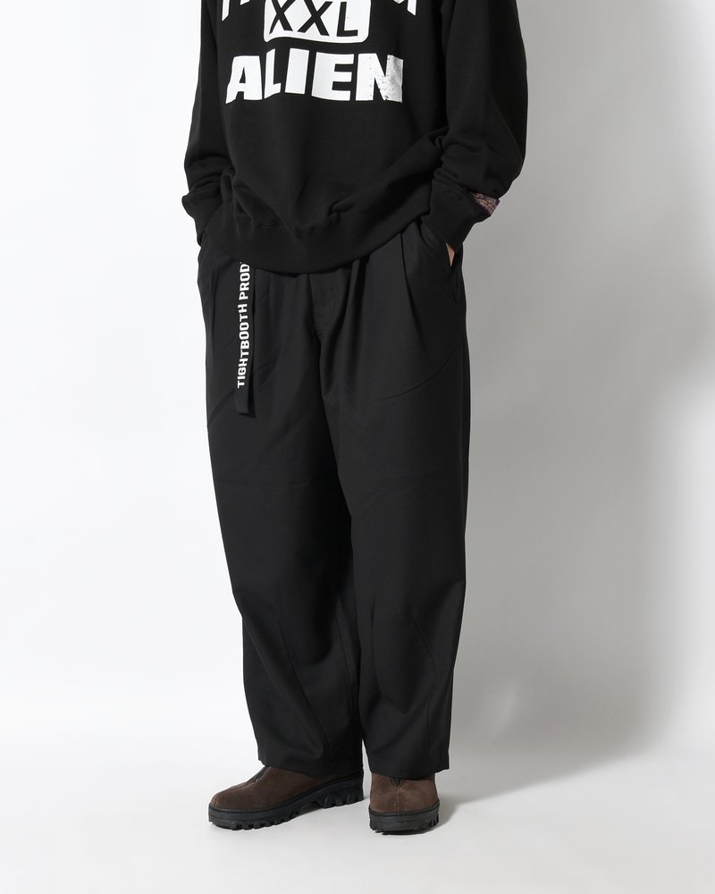 BAGGY SLACKS -BLACK-