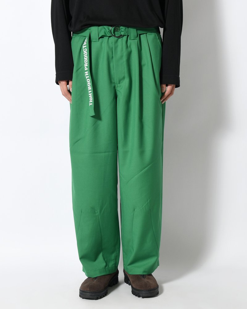 BAGGY SLACKS -GREEN-