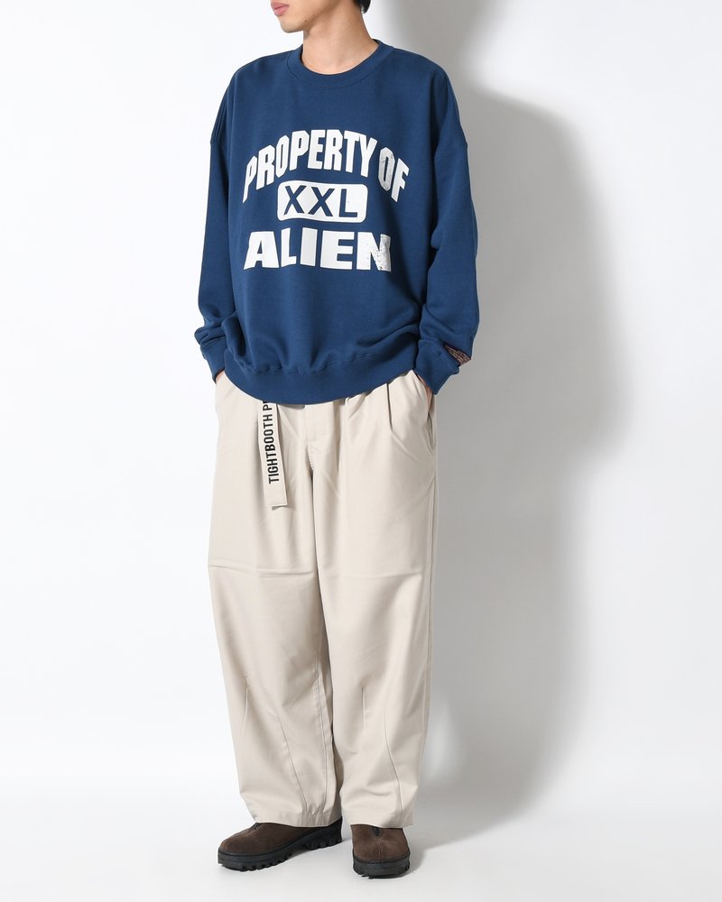 BAGGY SLACKS -LIGHT GRAY-