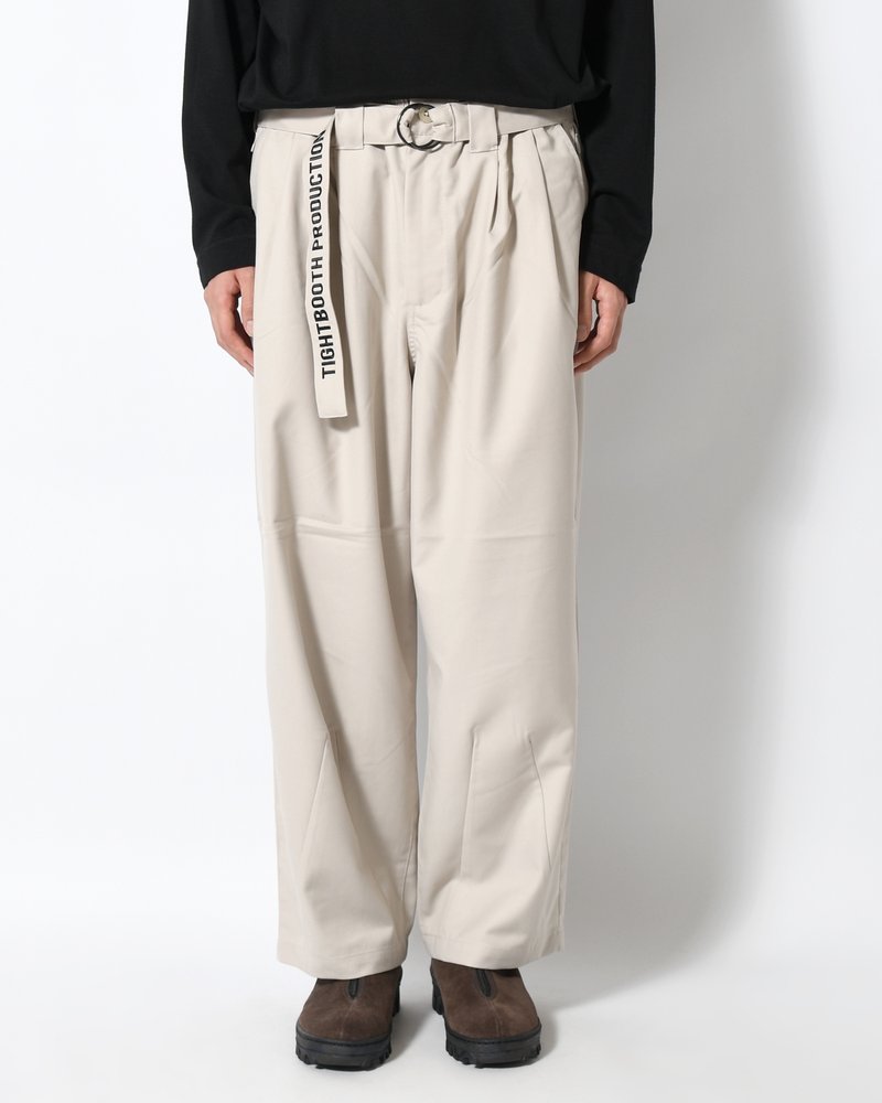 BAGGY SLACKS -LIGHT GRAY-