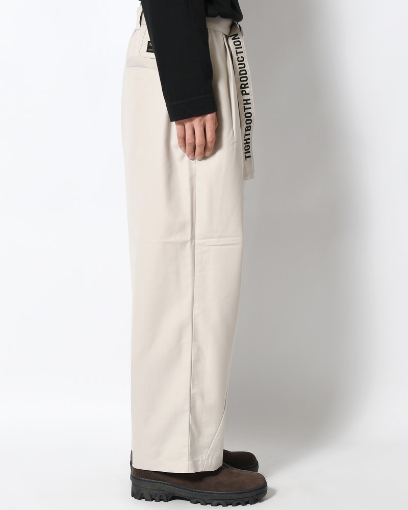 BAGGY SLACKS -LIGHT GRAY-
