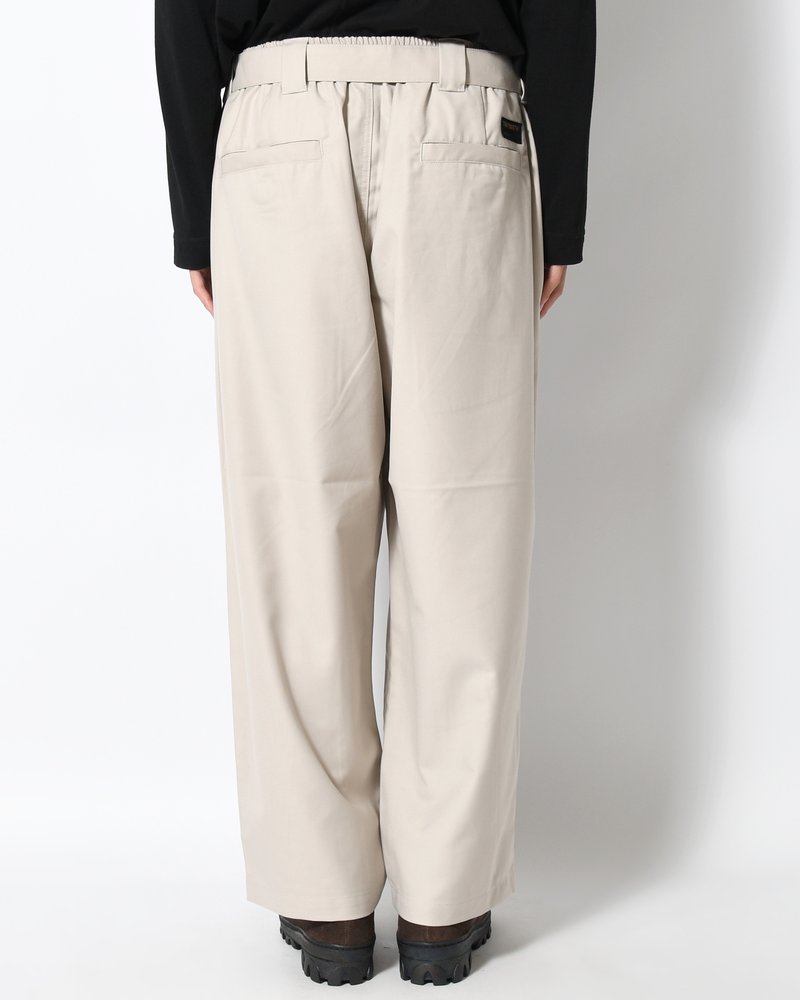 BAGGY SLACKS -LIGHT GRAY-