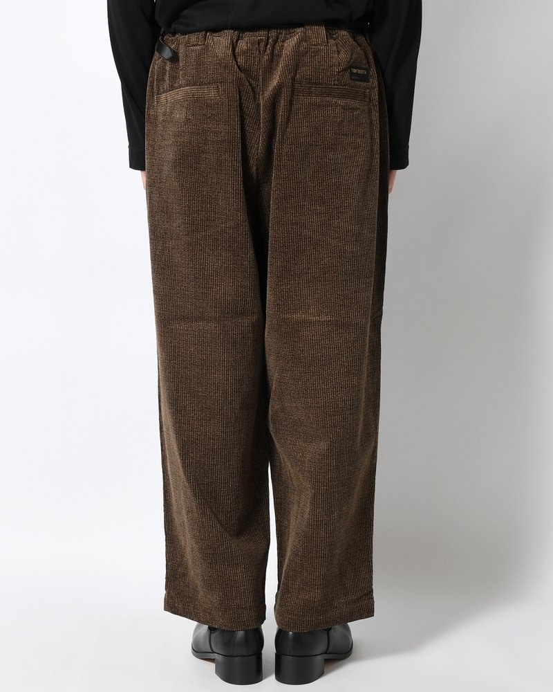 CORD BAGGY SLACKS -KHAKI-