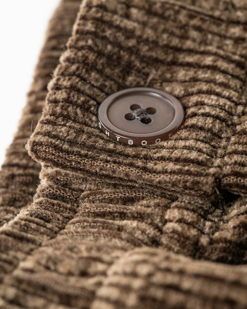 CORD BAGGY SLACKS -KHAKI-