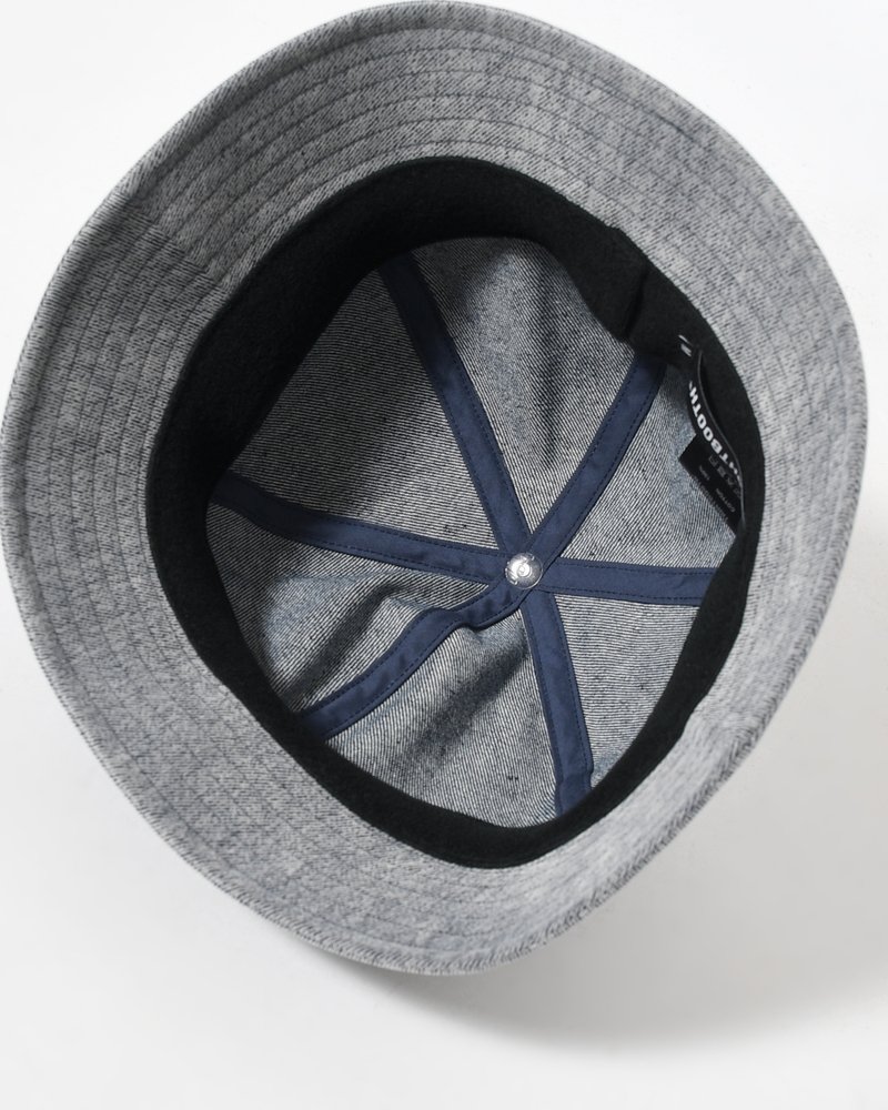FLOCKY DENIM HAT -BLUE-