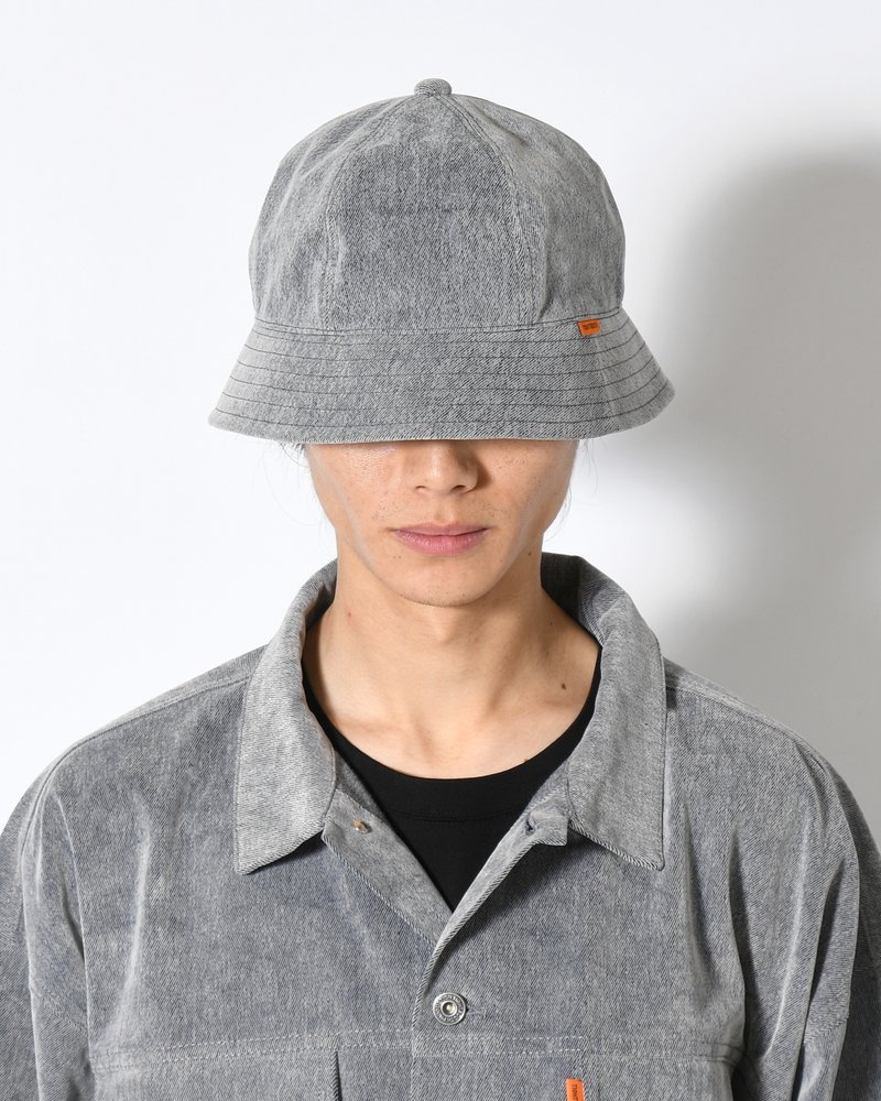 FLOCKY DENIM HAT -BLUE-
