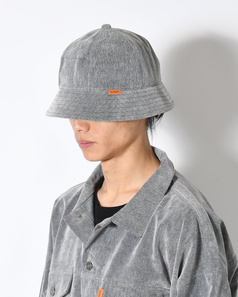 FLOCKY DENIM HAT -BLUE-