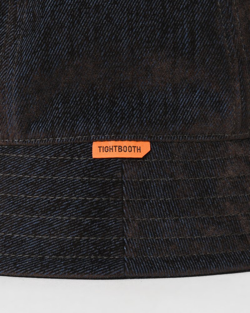 FLOCKY DENIM HAT -NAVY-