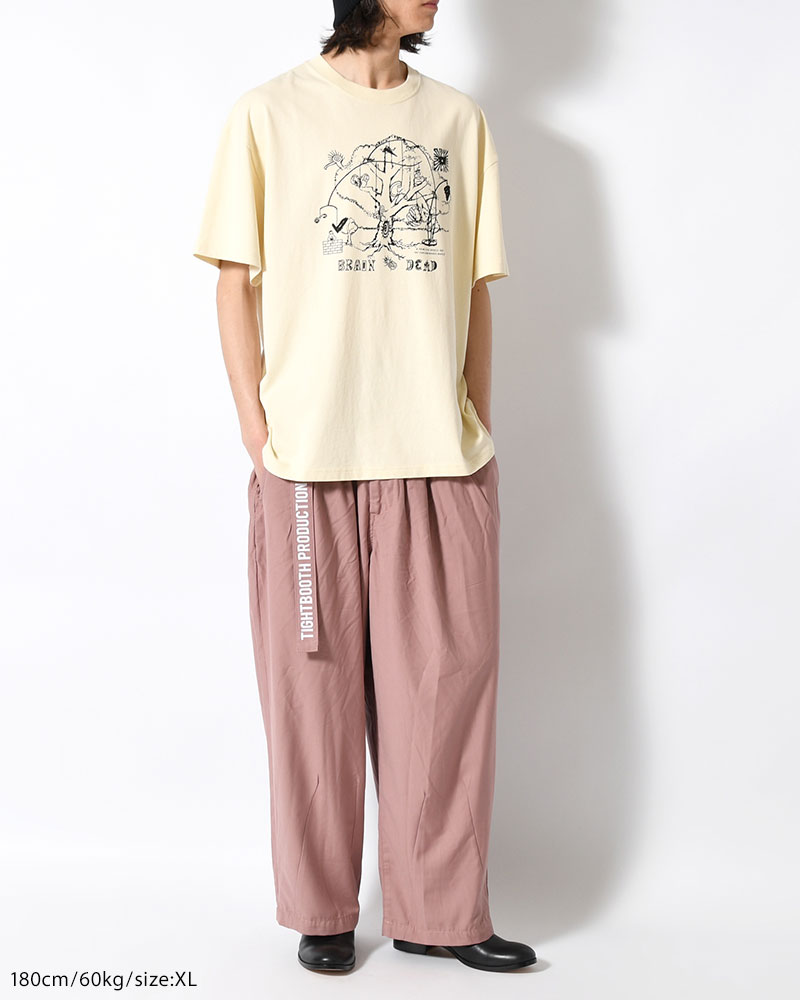 BAGGY SLACKS -OLD ROSE-