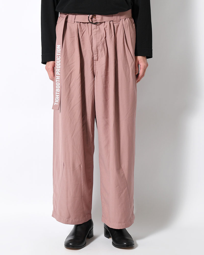 BAGGY SLACKS -OLD ROSE-