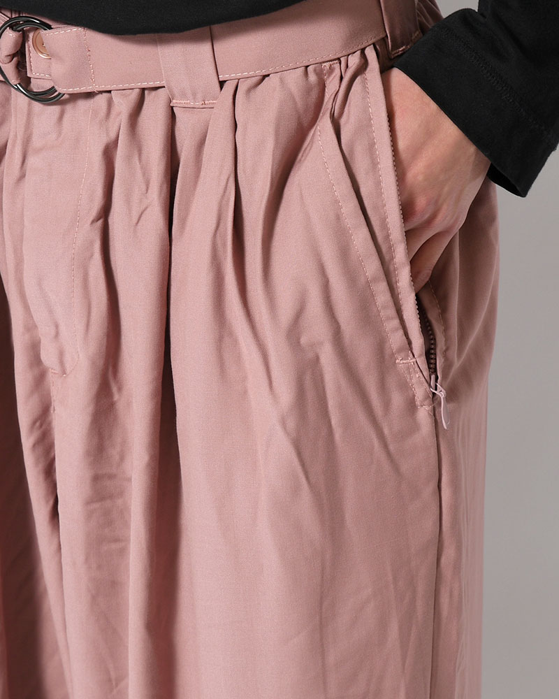 BAGGY SLACKS -OLD ROSE-
