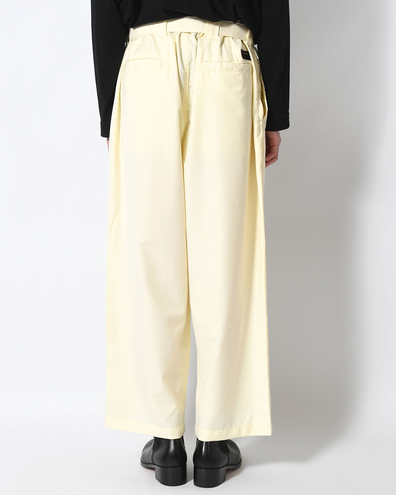 BAGGY SLACKS -IVORY-