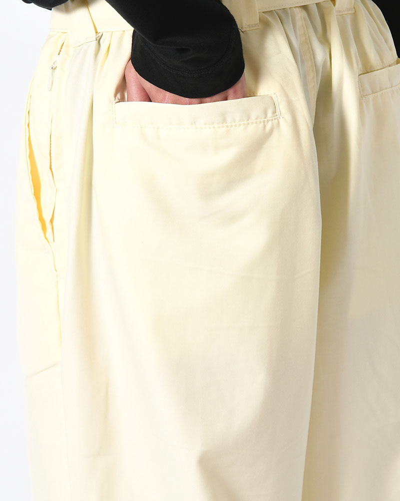 BAGGY SLACKS -IVORY-