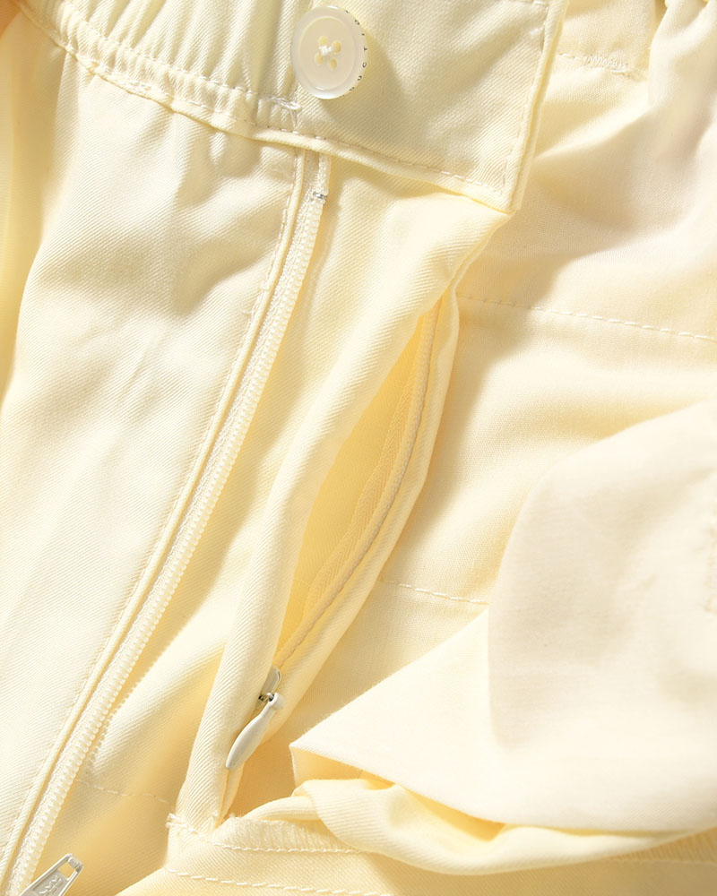 BAGGY SLACKS -IVORY-