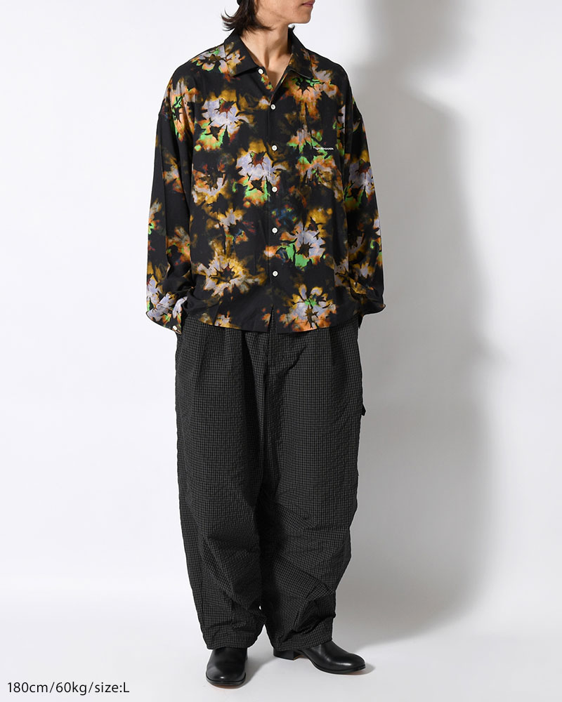 BLOOM L/S SHIRT -BLACK-