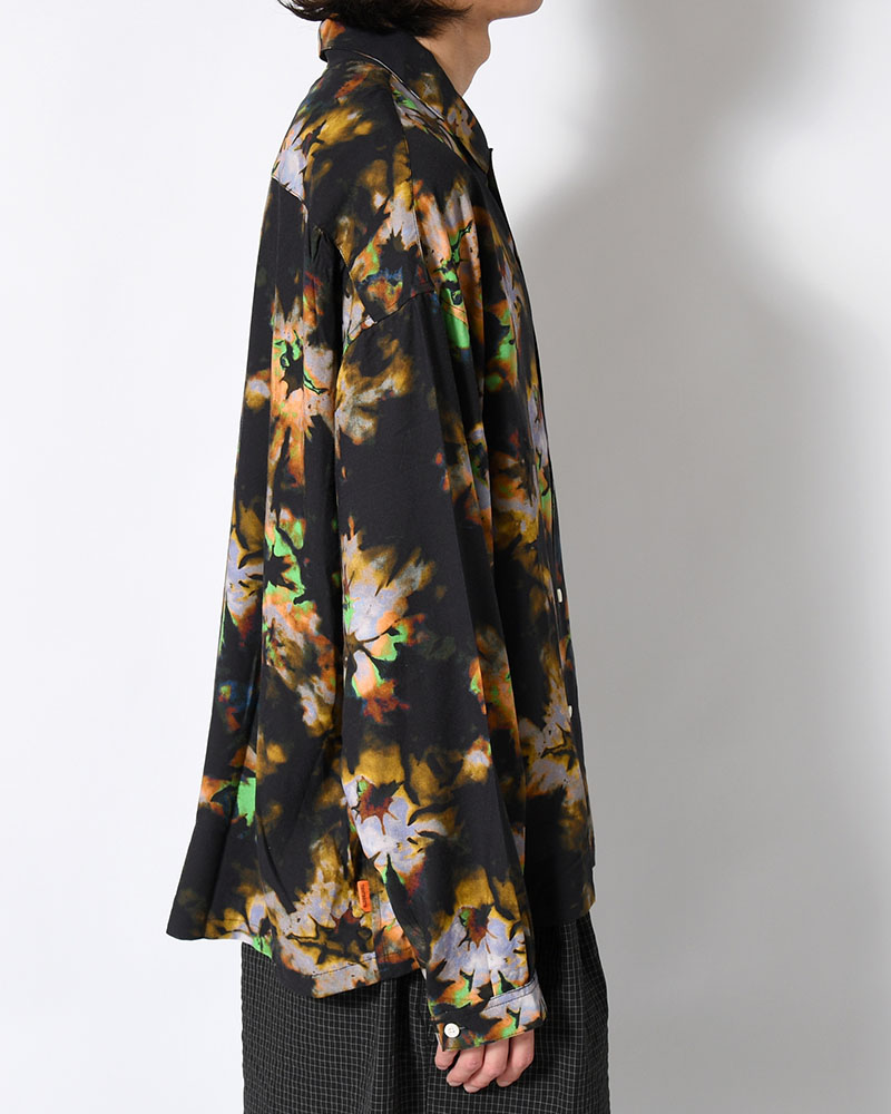 BLOOM L/S SHIRT -BLACK-