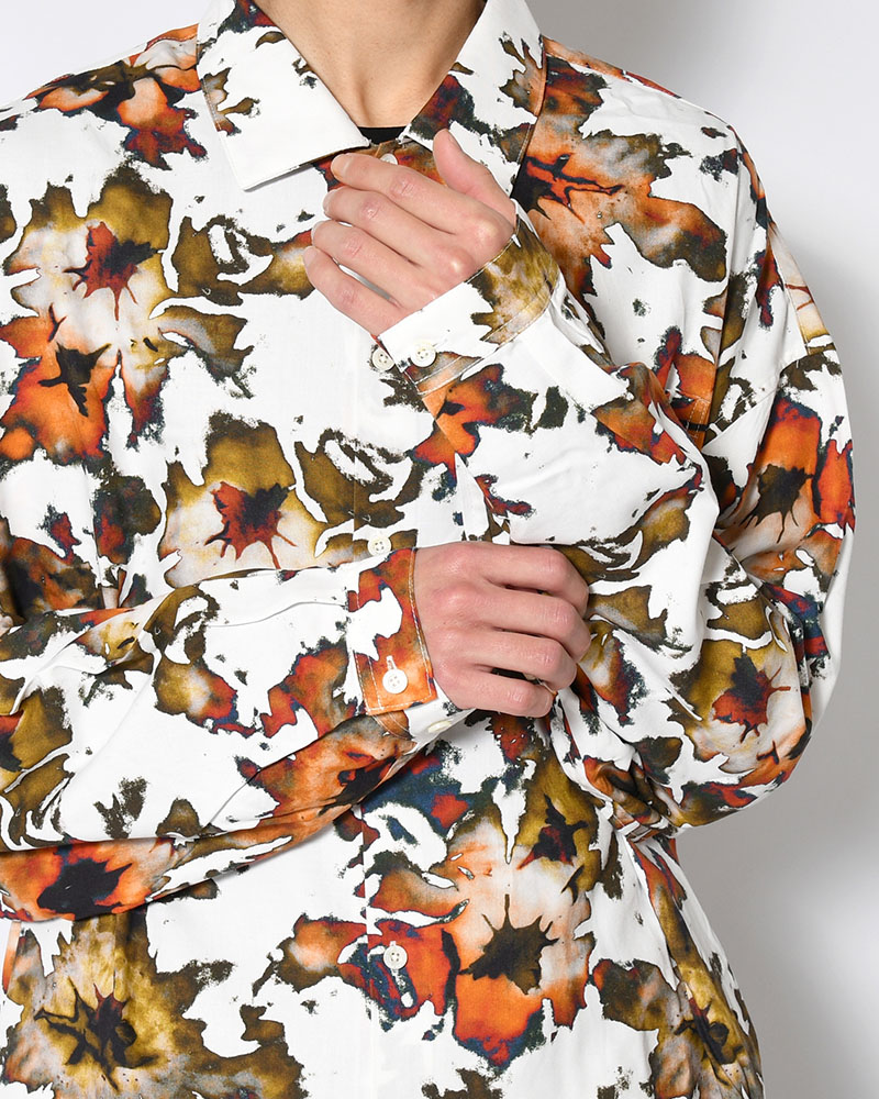 BLOOM L/S SHIRT -WHITE-