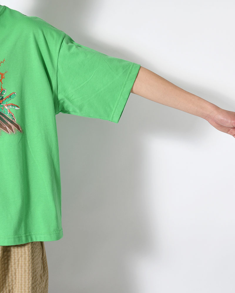 WIZARD S/S T-SHIRT -GREEN-