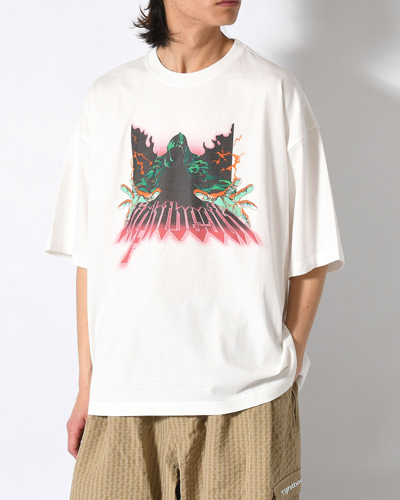 WIZARD S/S T-SHIRT -WHITE-