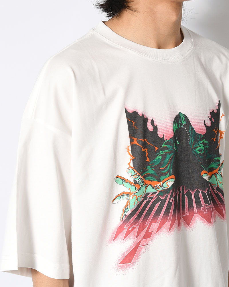 WIZARD S/S T-SHIRT -WHITE-