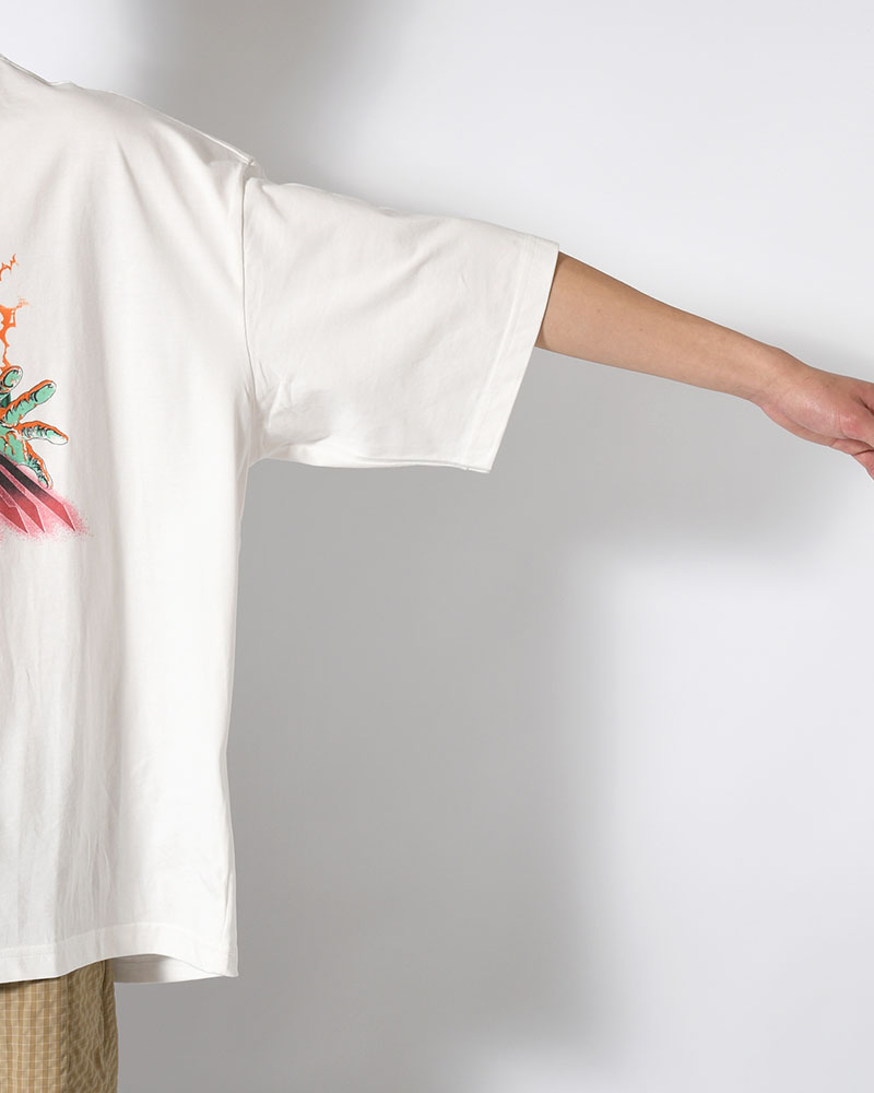 WIZARD S/S T-SHIRT -WHITE-