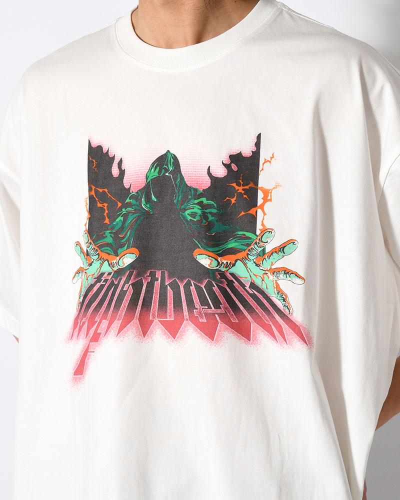 WIZARD S/S T-SHIRT -WHITE-