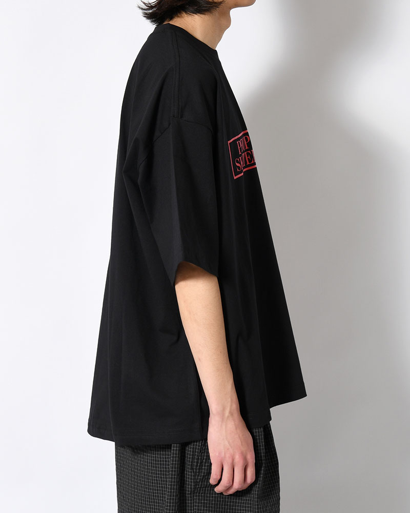 PEOPLE HATE SKATE S/S T-SHIRT -BLACK-