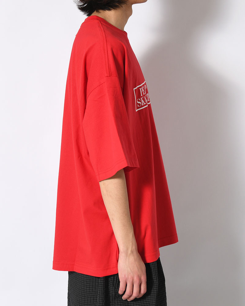 PEOPLE HATE SKATE S/S T-SHIRT -RED-