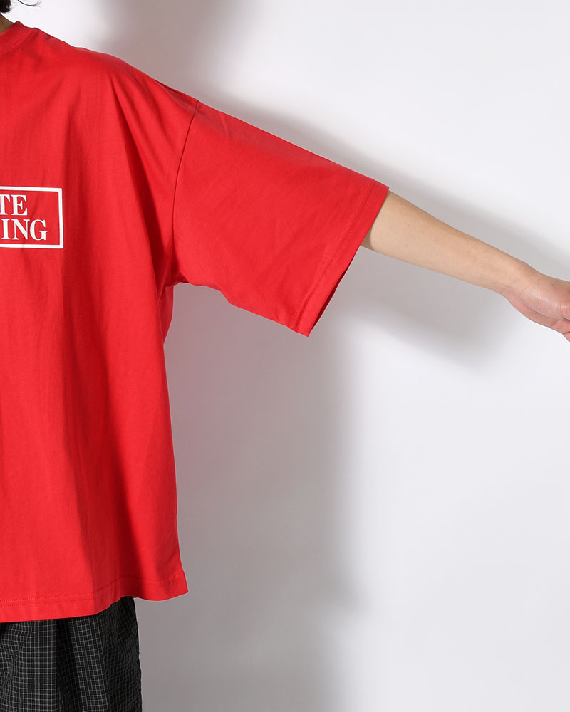 PEOPLE HATE SKATE S/S T-SHIRT -RED-