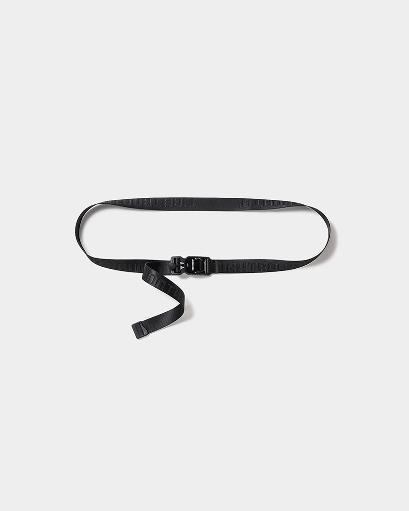 JACQUARD LOGO BELT -BLACK-
