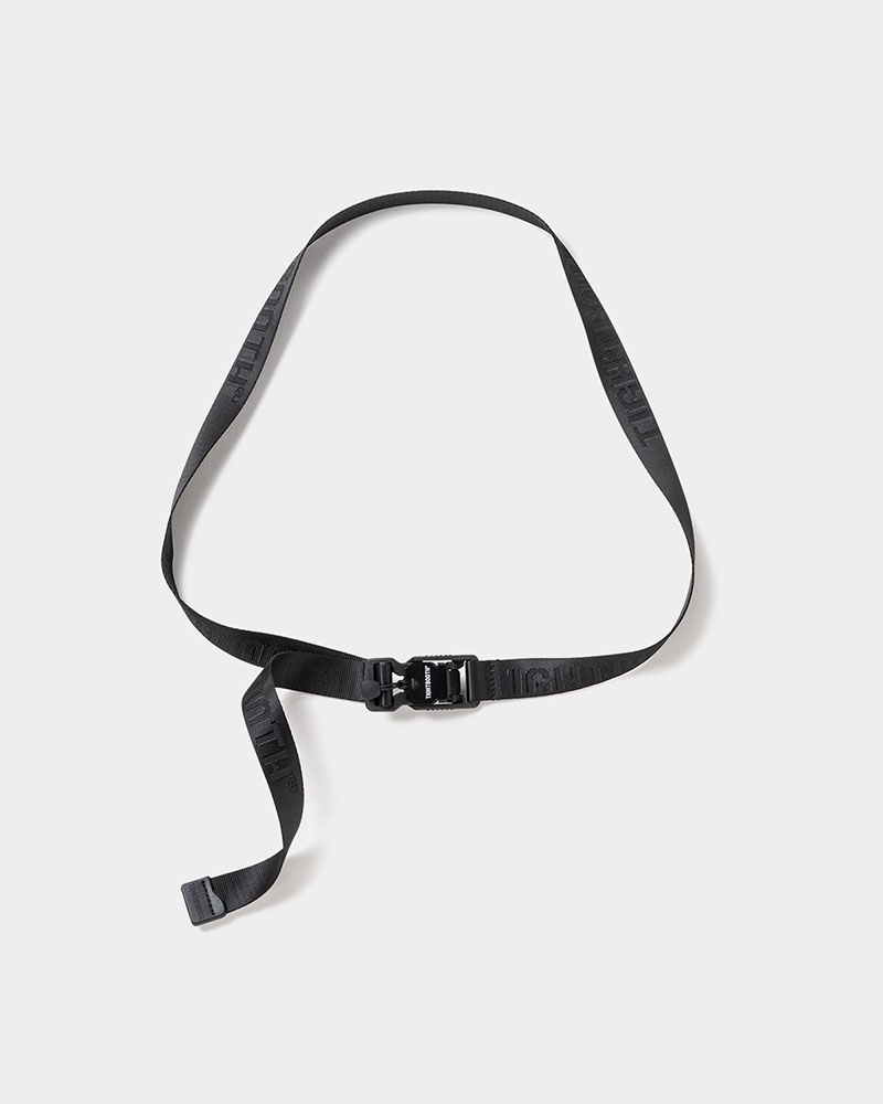 JACQUARD LOGO BELT -BLACK-