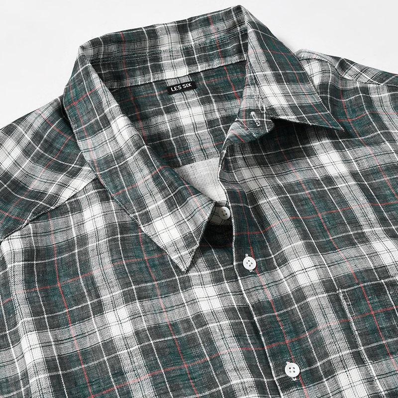 CHECK SLIP SHIRT -2.COLOR-