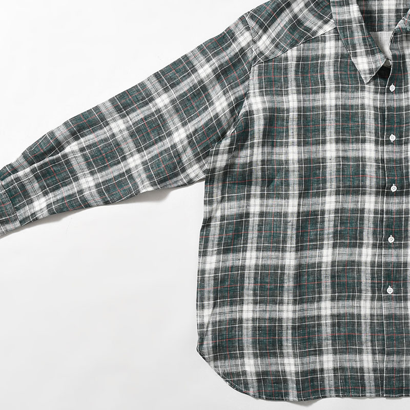 CHECK SLIP SHIRT -2.COLOR-