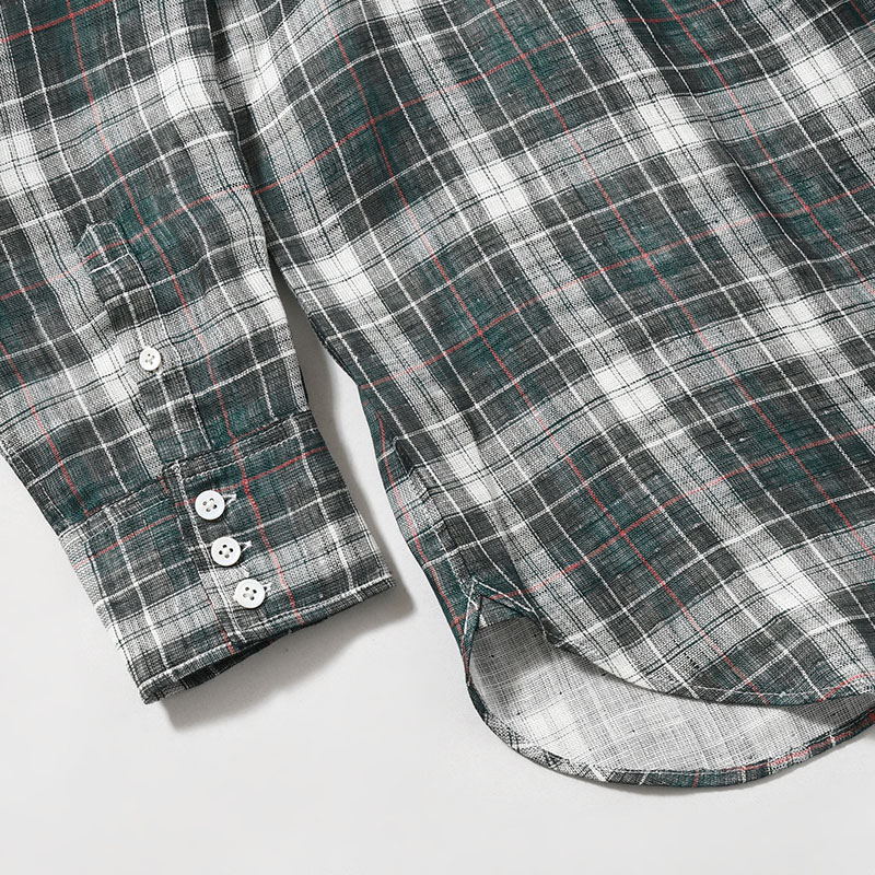 CHECK SLIP SHIRT -2.COLOR-